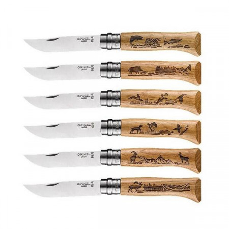 coffret cadeau 10 Opinel Animalia